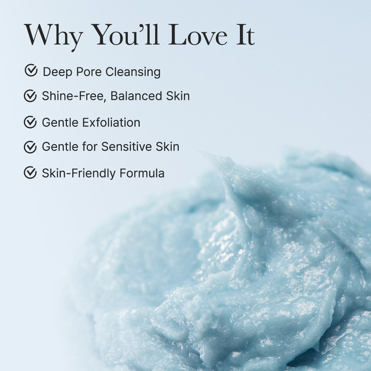 Fresh Blue Hyssop Rice Mochi Cleanser