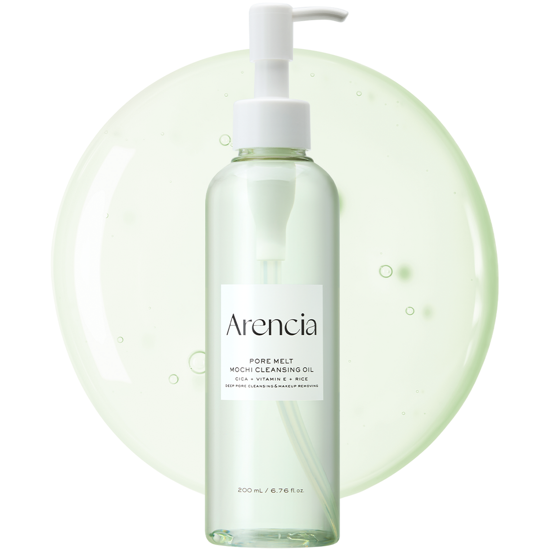Pore Melt Mochi  Makeup-Removing Cleansing Oil, Non-Comedogenic, Rice Amino Acids HD, Vitamin E, Cica, & Ceramide, 6.76 fl oz